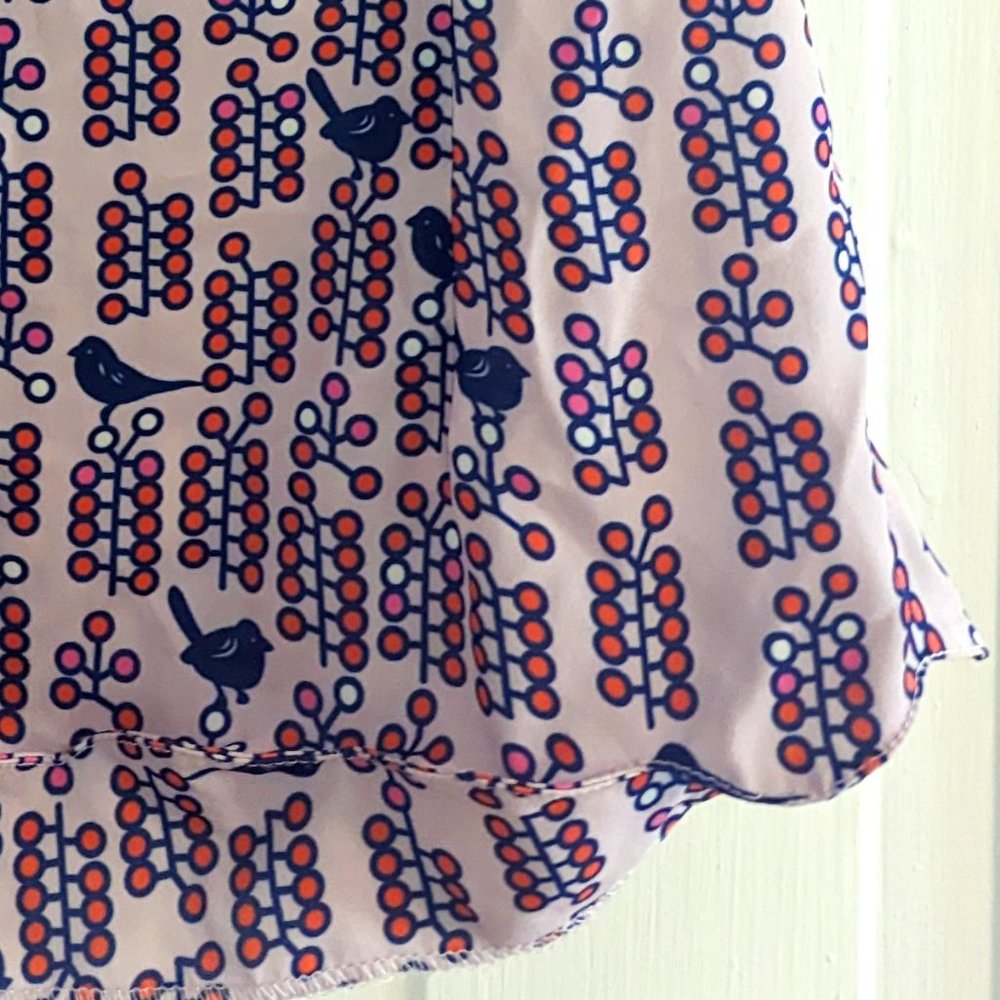 Sunny Girl Shirt, Purple/Multicolored, Small (Modcloth)